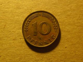 German - Democratic Republic 10 Pfennig,  1949 photo