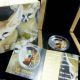 2013 Niger Jade Fennec Fox 1oz Proof Silver Coin In Wood/leather Box 500 Minted Africa photo 1