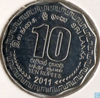 Sri Lanka 10 Rupees 2011 Coin & Fair Trade photo