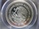 1991 M0 1oz Mexican Onza Pcgs Pr69dcam Low Mintage Key Coin 10,  000 Minted Mexico photo 2