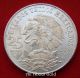 Silver Coin 1968 Mexico $25 Pesos Olympics Asw.  5209 Aztec Dancer Eagle Au/bu Mexico photo 1