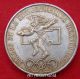 Silver Coin 1968 Mexico $25 Pesos Olympics Asw.  5209 Aztec Dancer Eagle Au/bu Mexico photo 6