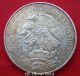 Silver Coin 1968 Mexico $25 Pesos Olympics Asw.  5209 Aztec Dancer Eagle Au/bu Mexico photo 7