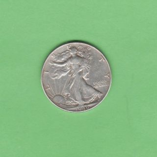 Usa 1946 : 1/2 Dollar Silver Rare Vf Circulated photo