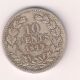 Netherlands 10 Cents 1849 Willem Ii Silver Dot After Date Better Very Fine. . . Europe photo 1