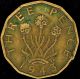 Great Britain 1943 British Uk England Three (3) Pence Coin King George Vi Vintag UK (Great Britain) photo 1