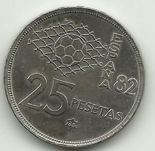 25 Pesetas - Spain - Km 818 - 1980 80 - Copper - Nickel - Circulated - See Photos photo