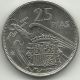 25 Pesetas - Spain - Km 787 - 1957 75 - Copper - Nickel - Circulated - See Photos Europe photo 1