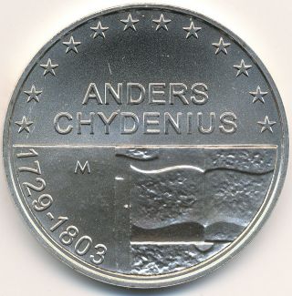 Finland 2003 10 Euro Silver Coin Bu Chydenius (1789 - 1803) Trade Press photo