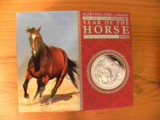 2014 P Australia $1 Lunar Series Ii - Year Of The Horse Proof Coin photo