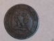 1855 Bb 10 Centimes Coin France Doubled B Coins: World photo 1