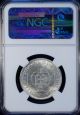 1971 Macao 5 Patacas Ngc Ms 65 Unc Silver Asia photo 2