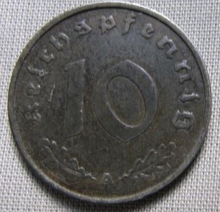 Germany 1944a - 10 Reichspfennig - Zinc photo