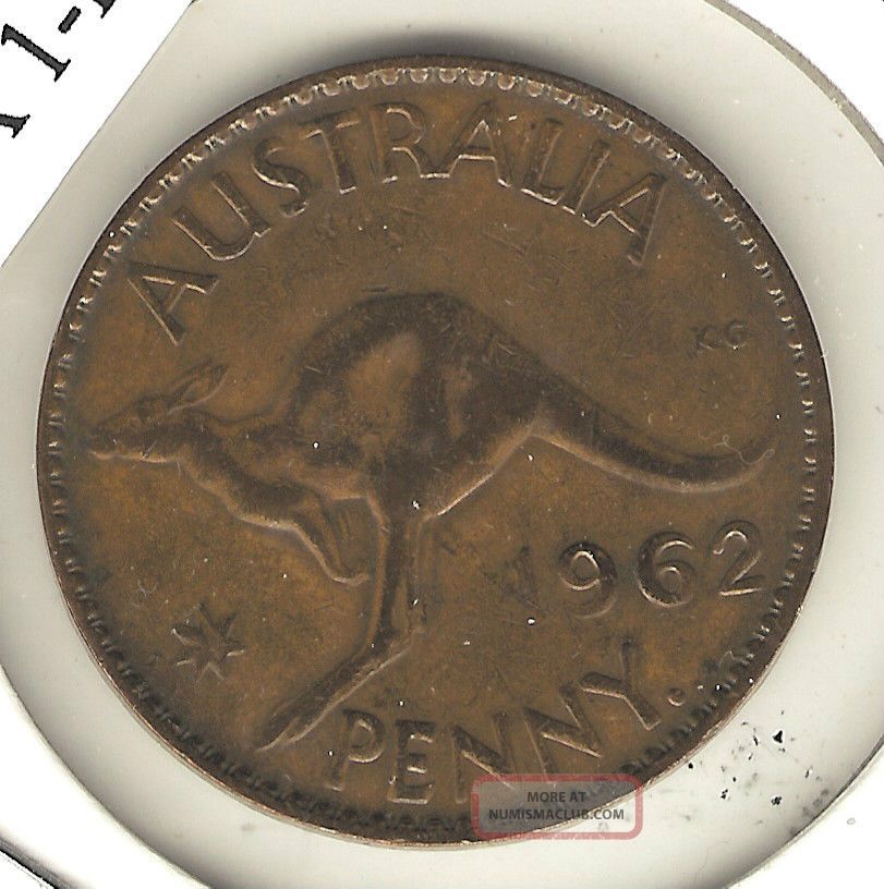 Australia Penny,  1962 Australia photo