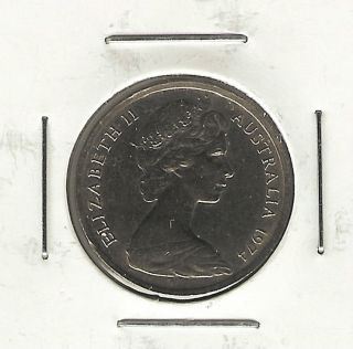 Australia 5 Cents,  1974 photo