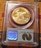 Very Rare Ground Zero1998 Pcgs Unc Gold Us Eagle Coin Wtc 9/11/01 Recovery L@@k Coins: World photo 3