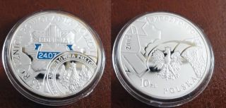 Police - 85 Th Anniversary - Silver Coin Poland 2004 photo