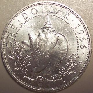 1966 Bahamas 1 Dollar photo