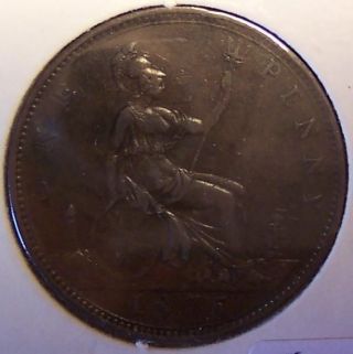 1875 Great Britain Penny - Large Date photo