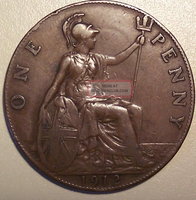 1912 Great Britain Penny