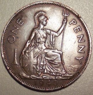 1940 Great Britain Penny photo