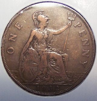 1932 Great Britain Penny photo