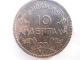 Greece 1879 10 Lepta Copper George I King Vf Rare Coin Europe photo 1