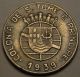 Saint Thomas & Prince (portuguese Colony) 1 Escudo 1939 - Copper/nickel - Vf Africa photo 1