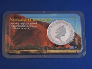 1993 Australia $1 Kookaburra Bu 1 Oz.  999 Silver B4817 photo