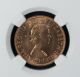 1955 Great Britain 1/2 Penny Ngc Ms 65 Rd Bronze UK (Great Britain) photo 1