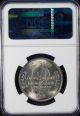 1968 Ceylon 2 Rupees Ngc Ms 66 Unc Copper - Nickel Asia photo 2