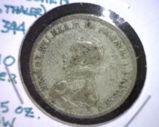 1818 A Prussia Germany 4 Groschen Coin,  F,  Km 344,  Silver photo