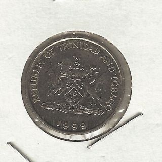 Trinidad & Tobago 25 Cents,  1999 photo