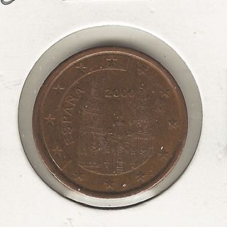 Spain 5 Euro Cent,  2000 photo