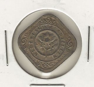 Netherlands Antilles 5 Cents,  1963 photo