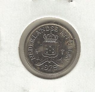 Netherlands Antilles 10 Cents,  1978 photo