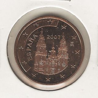 Spain 5 Euro Cent,  2007 photo