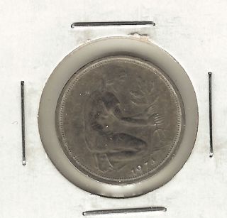 Germany - Federal Republic 50 Pfennig,  1974 G photo
