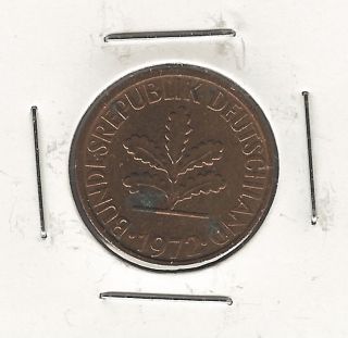 Germany - Federal Republic 2 Pfennig,  1972 G photo