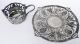 1866 Coin Silver 900 Vinces Petrus Ii D.  G 1000 Brazil Reis Dish & Cup Hallmarks South America photo 1