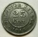 Belgium 25 Centimes Coin 1916 Km 82 Europe photo 1