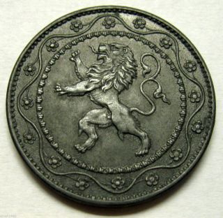 Belgium 25 Centimes Coin 1915 Km 82 (a1) Details photo