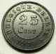 Belgium 25 Centimes Coin 1915 Km 82 (a1) Details Europe photo 1