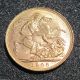 1908 P (perth,  Australia) Britain Sovereign Gold Coin 22k - 91.  6% Content Coins: World photo 9
