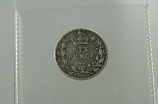 Victoria1889 Six Pence Uk Coin photo