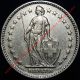 Switzerland 2 Francs 1931 B Helvetia Swedish Silver Coin Km 21 Europe photo 1