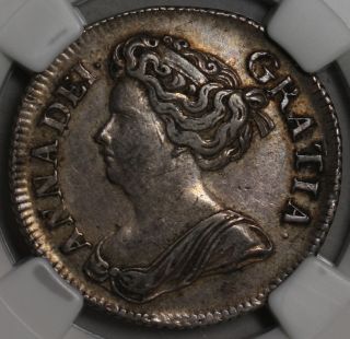 1714 Ngc Xf 45 Silver Queen Anne Shilling (ngc Pop 2/0) Great Britain Coin photo