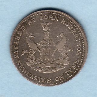 Great Britain.  1811 Silver - Shilling Token. .  Northumberland. .  Fine photo