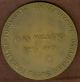 1970 Belgium Medal In Honor Of Jean Willems,  By W.  Kreitz Exonumia photo 1