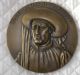 Big Bronze Medal By Cabral Antunes Taland Bien Faire Navigator Portugal Crest Exonumia photo 2